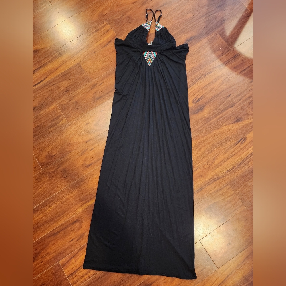Mara Hoffman Black Cutout Maxi Dress